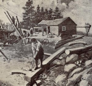 north american lumber history